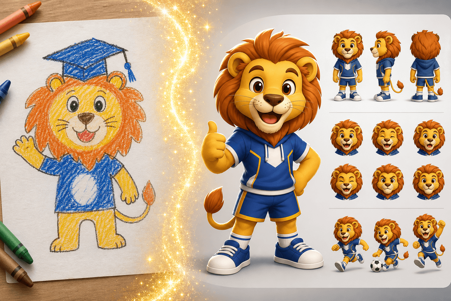 A school mascotbecomes a full mascot brand