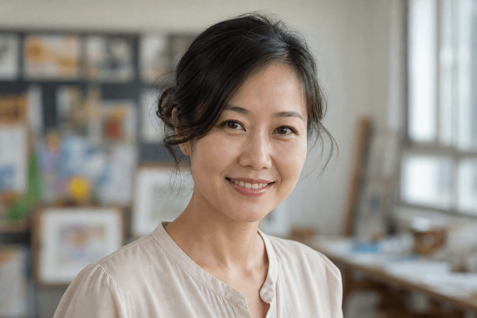 Teacher Zhang · Public school art teacher